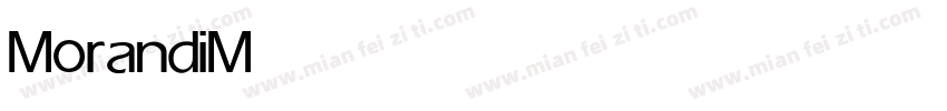 Morandi Medium字体转换